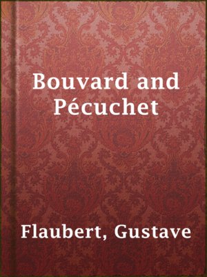 cover image of Bouvard and Pécuchet